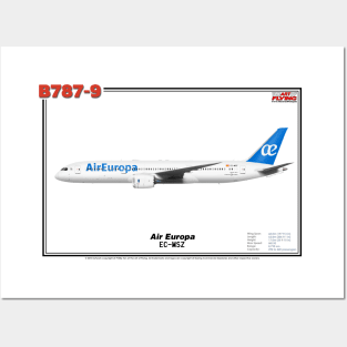 Boeing B787-9 - Air Europa (Art Print) Posters and Art